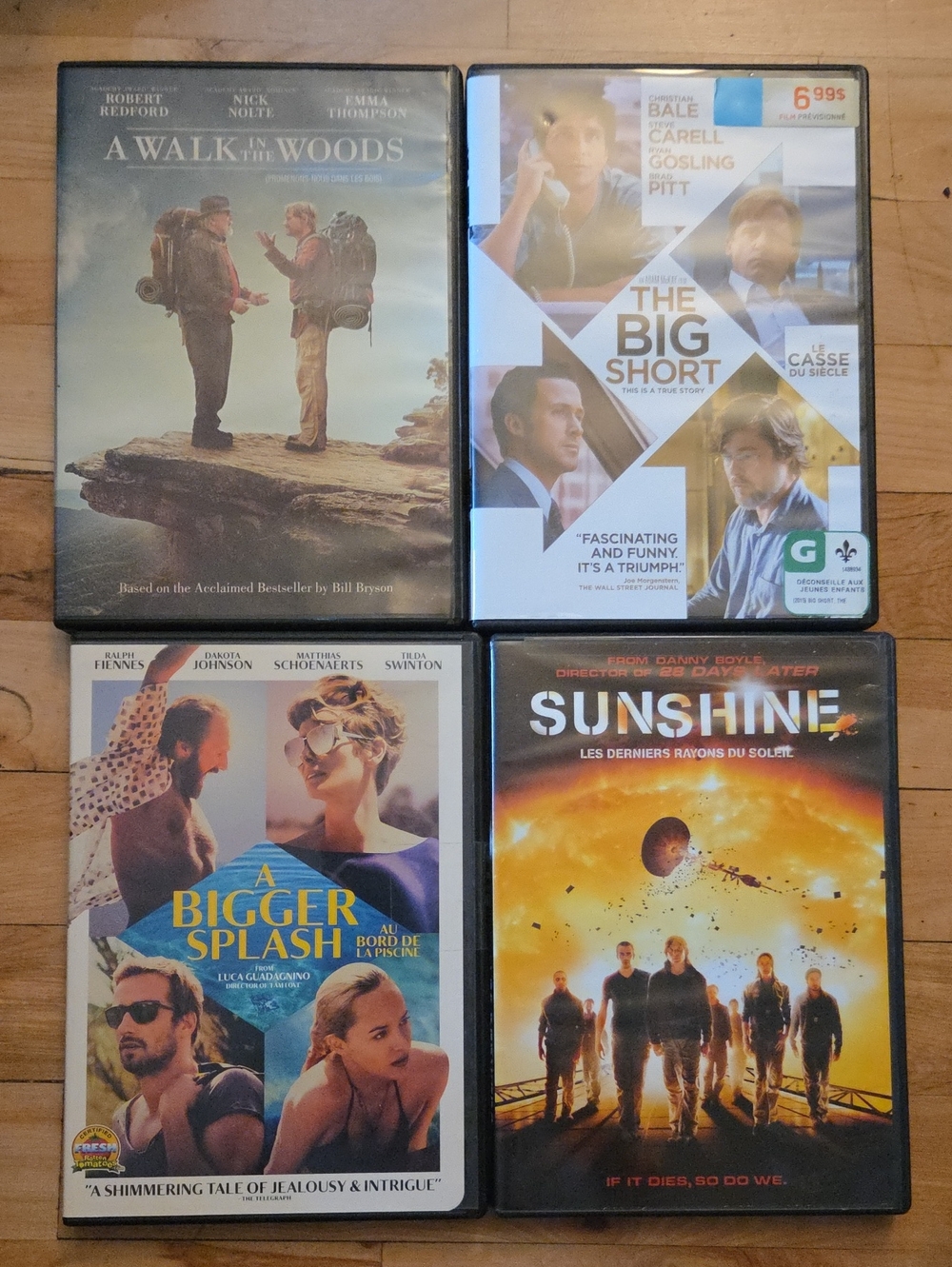 Four DVD's 15$